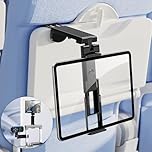 OGRANEE Airplane Tablet Holder Mount, Long Flight Essentials Travel Accessories for iPad, Foldable Tablet Stand for Plane Seat Back, Best Gifts for Travelers women, Fit for iPad, Phone, Switch, kindle