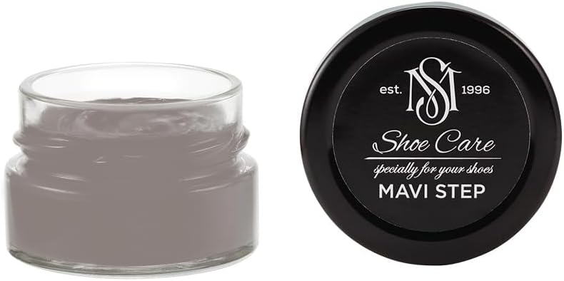 Suede & Nubuck Spray - NCS S 5005-Y80R Seal Fur Grey - Color Renovator & Protection for Suede, Nubuck, Velour by MAVI STEP - 3.40 fl oz / 100 ml