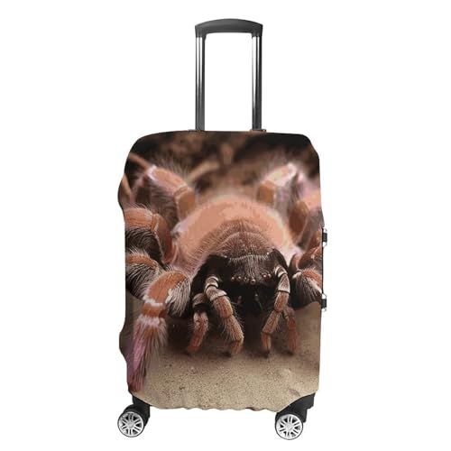 Large Mexican Pink Tarantula Luggage Cover, Washable Elastic Suitcase Cover Protector Fit 18-32 Inch Luggage