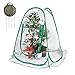 SGZIOO Gewächshaus Klein, 70*70*80cm Überwinterungszelt für Pflanzen, Pop Up Gewächshaus, Transparentes PVC Mini Gewächshaus, Pflanzenschutz, für Gemüse und Blumen