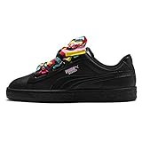  Puma Basket Heart Gen Hustle Wn\'s, Zapatillas Mujer, Negro Black-Pale Pink 1, 41 EU