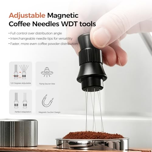 Image of IKAPE WDT Tools, Espresso Stirrer Distribution Tool, Tamper for Barista (51 /54 /58MM)