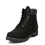 Timerbland Men's 6 inch Premium Waterproof Boot, Black Nubuck, 11