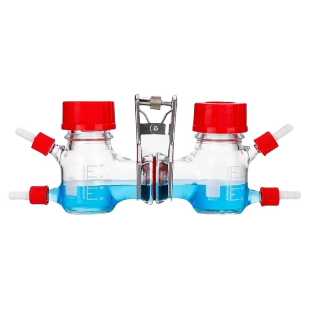 100ml Microbial Fuel Electrolysis Cell Dual Chamber MFC Reactor biofuel Cell Cartridge