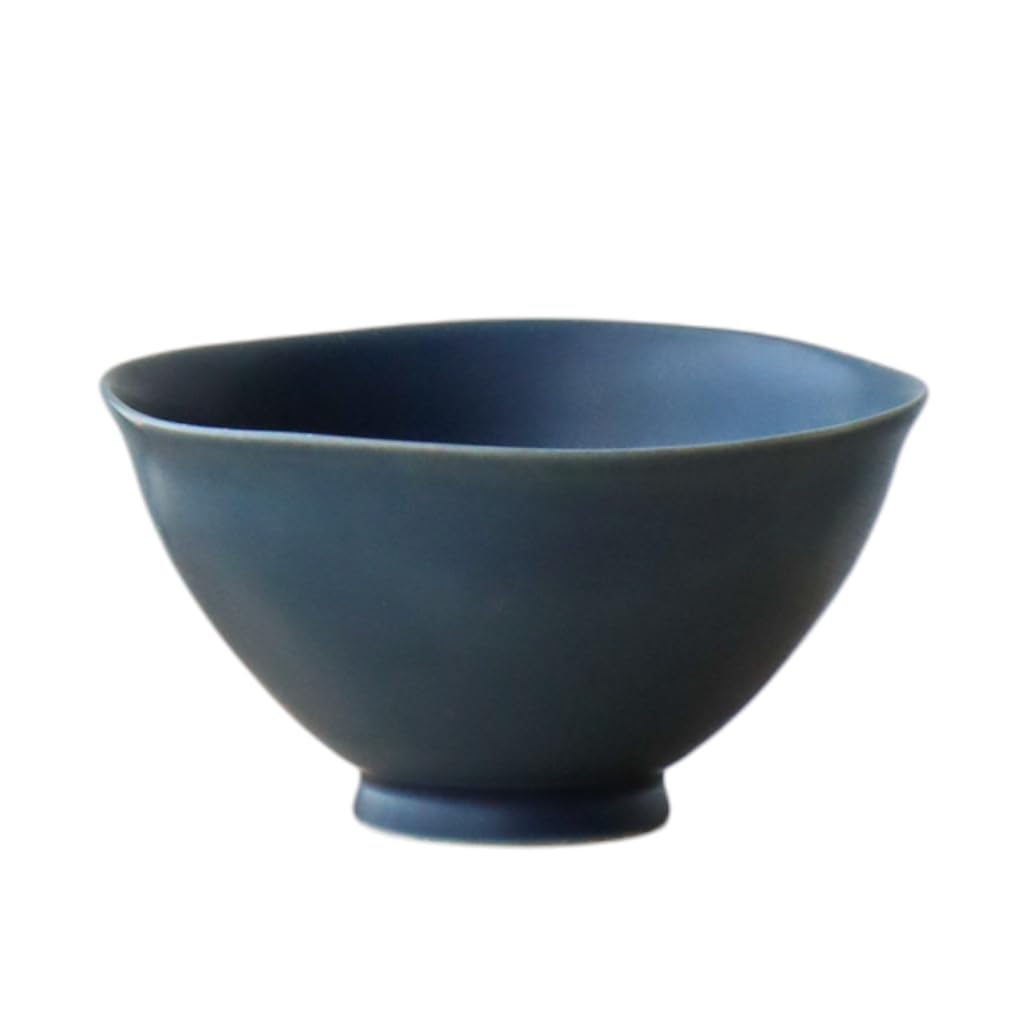 有田焼 お茶碗 ご飯茶碗 ルリマット 軽量 小さめ 陶器 和風 シンプル おしゃれ 日本製 (ルリマット)