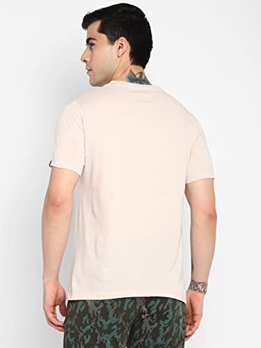 Image of Allen Cooper Men's Super Combed Cotton Rich Solid Round Neck Half Sleeve T-Shirt