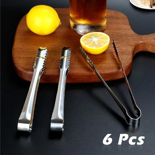 Redamancy Ice Tongs, 6 Pcs Sweet Tongs, Sugar Tongs, Sweet Tong for Pick Mix, Small Tongs, for Food Sweets Bread Cake Ice - Image 5