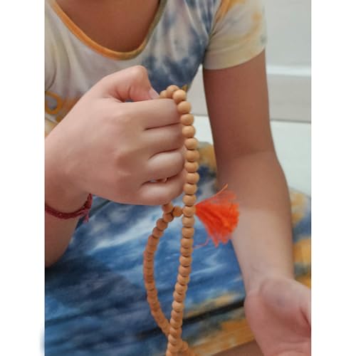 Image of Japa Mala 108 Beads | 108 Mala for Jaap | Sandalwood Mala | Chandan Mala | Jap Mala 108 Beads Mala for Chanting| Japamala 108 Beads Original |