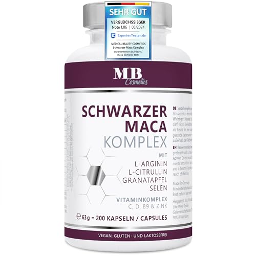 Maca Kapseln 4800mg je Tagesdosis - 200 Maca...