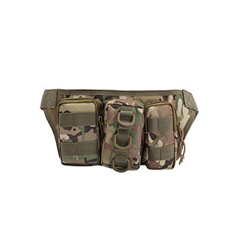 Greenpromise Outdoor Tactical Bag Utility Tactical Waist Pack Pouch Military Camping Wandern Tasche Gürtel Rucksack (CP Camouflage) Cover