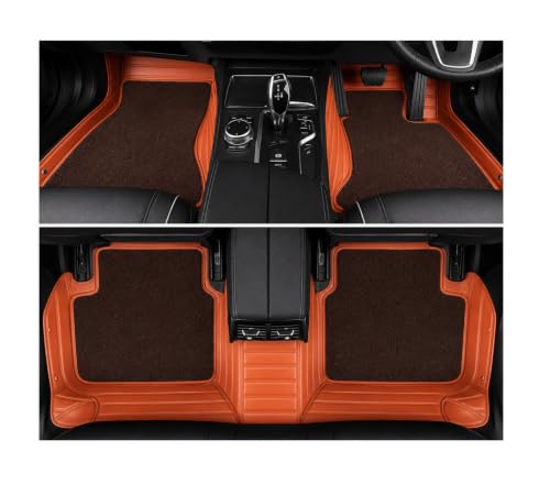 Image of Mr Mattie 7D Car Floor Mats Compatible with Vinfast VF6 2026, Tan /Coffee