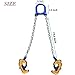 Chain Drum Lifter - 2000 lbs Capacity - Upgraded Alloy Steel Hook with G80 Lifting Chain Suitable for 30 and 55 Gallon Plastic and Metal Drums