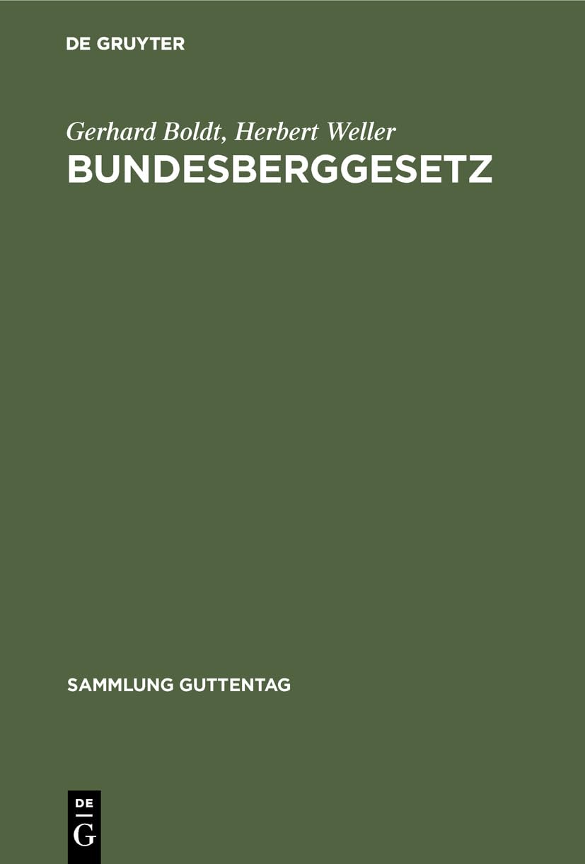 Bundesberggesetz code minier allemand réglementation extraction et ressources
