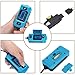 Automotive Circuit Fault Probe Tester Kit, High-Precision Current Tester 20A 48v Electric Car Fuse Tester Automotive for Road Test Tools Built-in Front Light with Blue Backlit LCD Screen (KIT A)