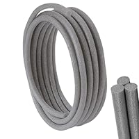 Pe+Rundschnur Fugenfüllprofil 6mm x 15M Hinterfüllschnur Schaumstoff rund Füllschnur für Spalt und Fuge Beton Füllung (Ø6mm)