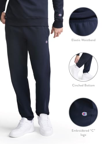 Champion Men's Sweatpants, Relaxed Bottom Pants for Men (Reg. or Big & Tall) - image 7