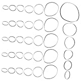 Yardenfun 50個 録音機用フラットラバーベルト 厚 耐久性弾力素材 テープレコーダー 光ドライブ 携帯ステレオ リピーター対応 メンテナンス用