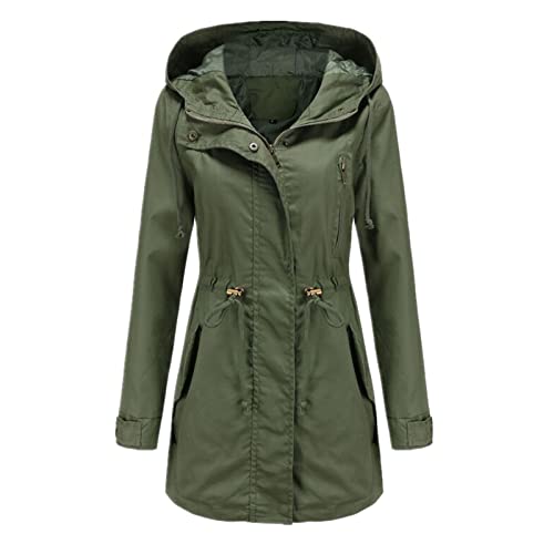 LOEBKE Jaqueta feminina corta-vento jaqueta feminina casual de negócios jaqueta corta-vento feminina