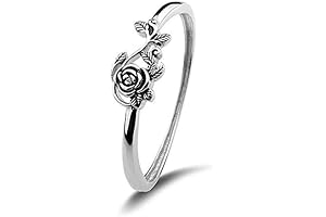 Tiny Rose Flower Silver Ring - "A Blooming Expression of Love for the Delicate Soul"