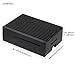 Geekworm P573 Aluminum Case for Raspberry Pi 5, Fanless Heavy-Duty Passive Cooling Armor Enclosure with Cooling Column & Copper CPU Heatsink Compatible with Raspberry Pi 5 2/4/8/16GB