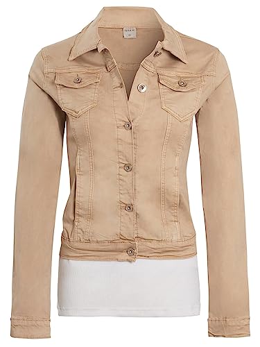 Veste en jean femme SS7 coupe slim pour silhouette affinée et libre