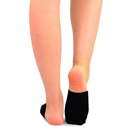 Image of Fashion Liner Toe Topper Socks for Women Invisible Hidden Half Socks Good for Sandal or Dress Shoes 5-Pairs