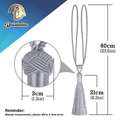 Dalababa 2 Pezzi Fermatende per Tende Corda