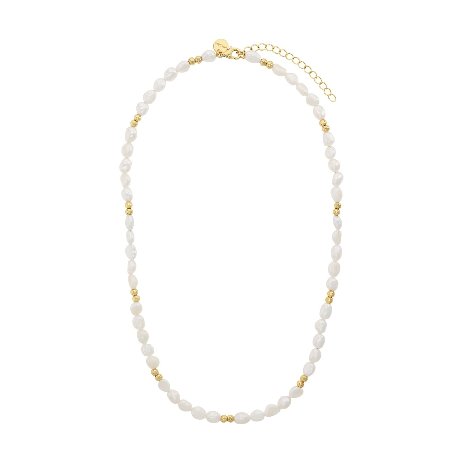 NOELANI Kette mit Anhänger 925 Sterling Silber Damen Halsschmuck, mit Süßwasserzuchtperle, Kommt in Schmuck Geschenk Box