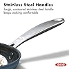 OXO Enhanced Hard Anodized Nonstick 12-Inch Frying Pan, Dishwasher Safe, PFAS-Free Ceramic Skillet, Oven & Broiler Safe to 600°F, Durable Kitchen Cookware, Stainless Steel Handle, Storm Blue #4
