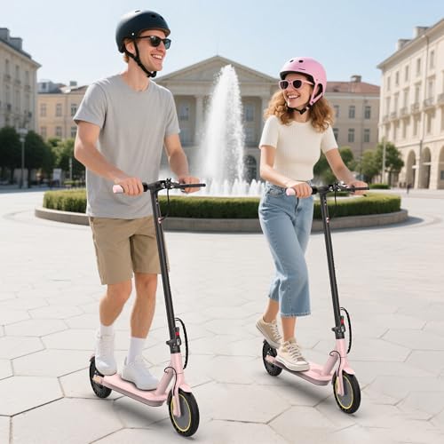 Image of Electric Scooter, 500 /350W Motor & 10 inch /8.5 inch Solid Tires, Up to 22 /19 MPH & 25 /15 Miles Rang, Foldable Commuter E Scooter for Adults & Teens