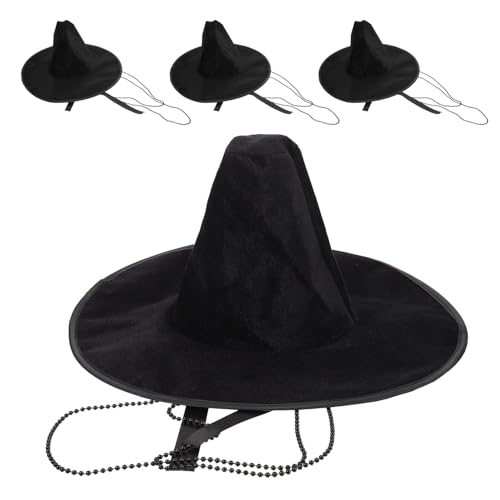 Chapeau traditionnel coréen à calotte plate SOIMISS avec perles pour costume ancien unisexe