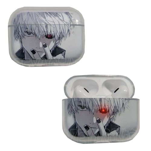 金木 研 イヤホンケース ミニボックス 東京喰種トーキョーグール AirPodsケース AirPods3代Pro2代対応ヘッドホンケース 充電対応 イヤーボックス エアポッツ 萌えグッズ 全面保護 耐衝撃 落下防止 防水 クリスマス プレゼント (Airpods pro2) [並行輸入品]（Amazon）