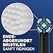 10er IO Aufsteckbürsten Kompatibel mit Oral B iO 2/3/4/5/6/7/8/9/10 Elektrische Zahnbürsten, IO Zahnbürste Aufsätze Kompatibel mit Oral B, Medium Borsten (Schwarz)