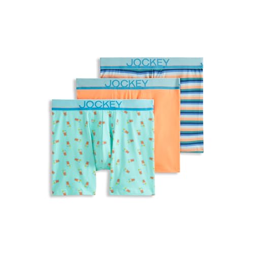 Image of Jockey Men's Underwear True Style 6 inch Boxer Brief - 3 Pack