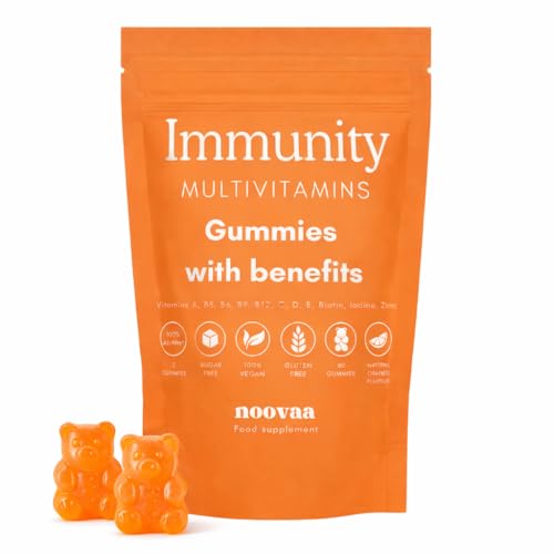 60 Gummies Multivitamins - 100% AJR - Vitamines A, B5,