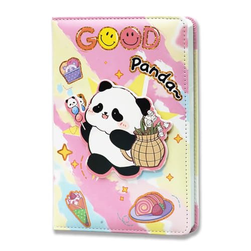 Image of COI Good Panda Cute Diary - 192 Pages Hardcover Journal Notebook for Kids, Girls & Panda Lovers