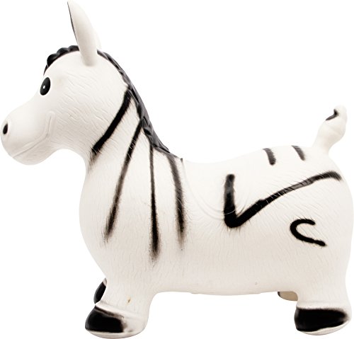 Small Foot Hüpftier Zebra für drinnen und draußen, aus robustem Kunststoff und nur 1,38 kg schwer, ab 2 Jahren, 6793 – Bild 4