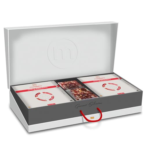 Montesano - Maletín Jamón De Bellota Ibérico 50 Raza Ibérica 28 Sobres De 100g Puntas Huesos. Calidad Gourmet. Certificado Por Araporcei Cp I Montesano - Maletín Jamón De Bellota Ibérico 50 Raza Ibérica 28 Sobres De 100g Puntas Huesos. Calidad Gourmet. Certificado Por Araporcei Cp I