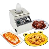 [Capacité suffisante] : avec une bouteille de 23,93 fl oz, le chauffe-sauce peut contenir une quantité généreuse de sauce. Vous n'avez pas besoin de recharger fréquemment pendant les heures de fonctionnement occupées, ce qui permet d'économiser du temps et de maintenir le flux de travail fluide.