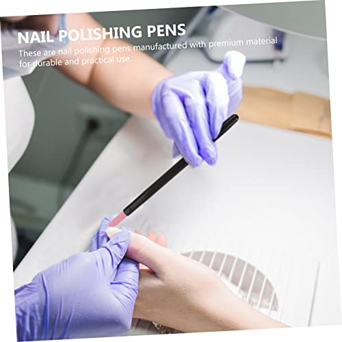 FRCOLOR 2 Conjuntos De Canetas De Quartzo Para Unhas Lixas De Lixa De Cutícula Manicure Lixa De Unha