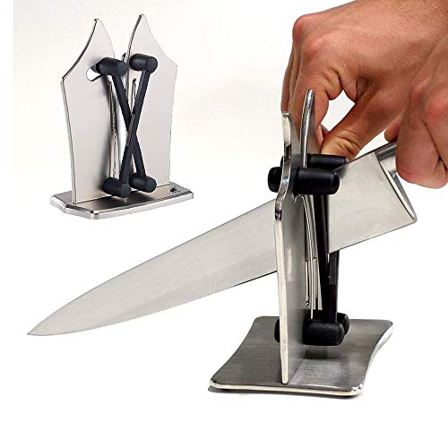 Amolador Afiador Manual Cozinha Faca Tesoura Laminas Afiadas