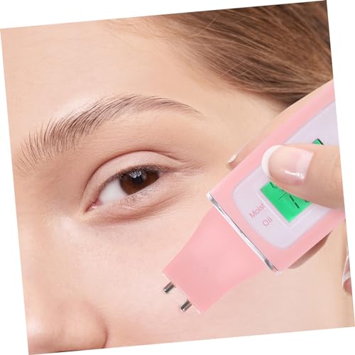 Analyseur hydratation de peau visage testeur de moisture portable Angoily LCD rose