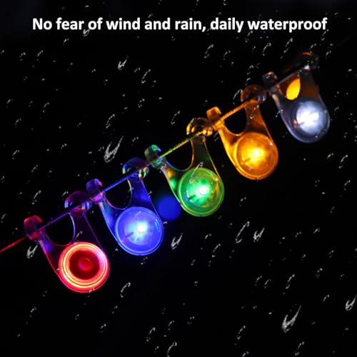 5 unidades de luzes de acampamento, luz de sinalização LED de segurança para acampamento, luzes de e