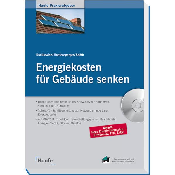 Energiekosten für Gebäude senken (Haufe Praxisratgeber)