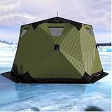 Refugio de invierno resistente al viento y cálido, para campamento de