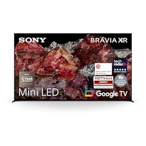 Sony BRAVIA XR, XR-65X95L, 65 Inch, Mini LED, Smart TV, 4K HDR, Google TV, ECO PACK, BRAVIA CORE, Perfect for PlayStation5, Aluminium Seamless Edge Design, 5 Year Warranty