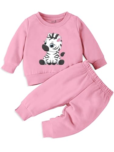 Image of Minicult Kids Cotton Co-ords Full Sleeve Sweatshirt and Pant Set with Character Print