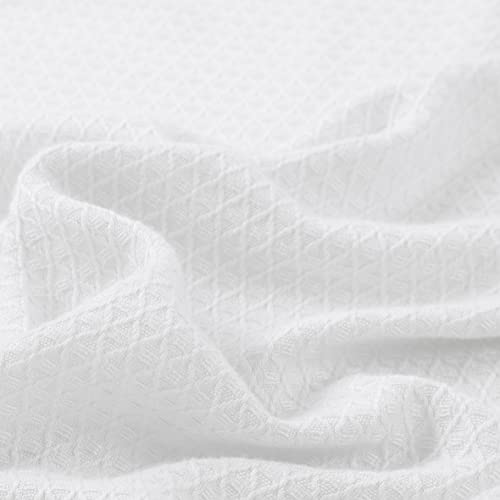 Vhome Cooling Blankets For Hot Sleepers, 100% Bamboo Summer Blanket For Adults Kids, Lightweight Breathable Throw Can Keep Body Cool For Night Sweats, For Bed Sofa And Everywhere White 47''X43'' #TOP5