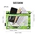 Gredecor Binder Pencil Pouch 3 Ring Canning Pickles Jar Zipper Pencil Pouches Case 2 Pack Clear Binder Organizer for School Office