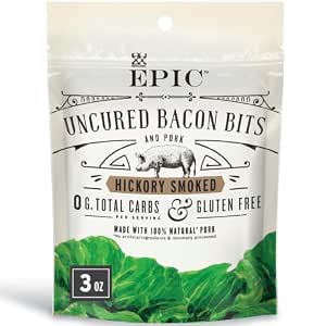 EPIC Provisions Hickory Smoked Uncured Bacon Bits, 3 oz